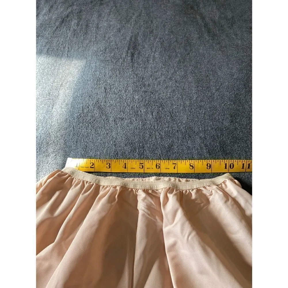 Vintage Vassarette Beige Long Half Slip - Picture 9 of 9